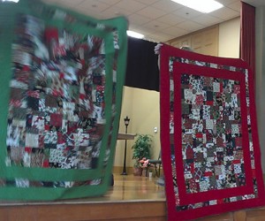 2 charity quilts